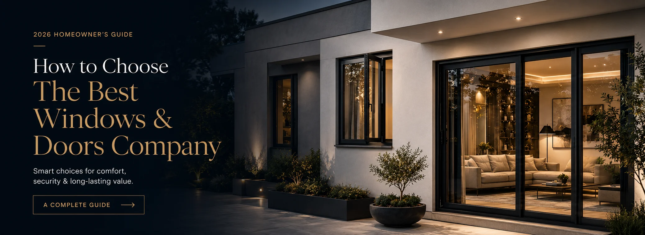 How to Choose the Best Windows and Doors Company: A Complete Homeowner's Guide (2026)