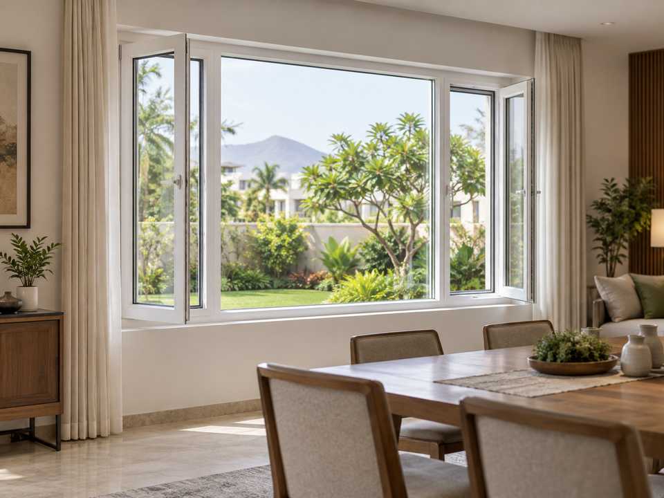 uPVC Combination Window in Coimbatore