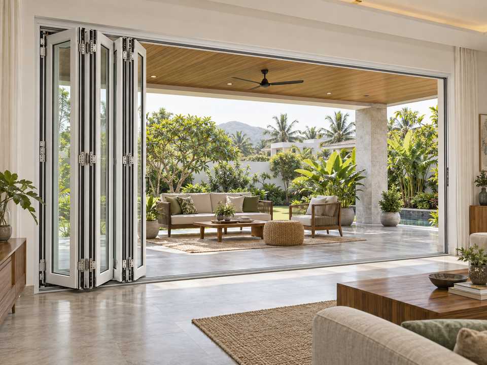 uPVC Slide and Fold Doors in Coimbatore